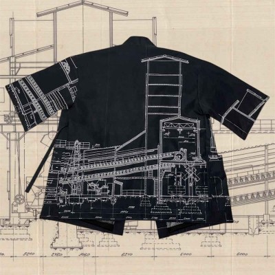 Кімоно Disorder «Місце спротиву / Азовсталь» чорне коротке