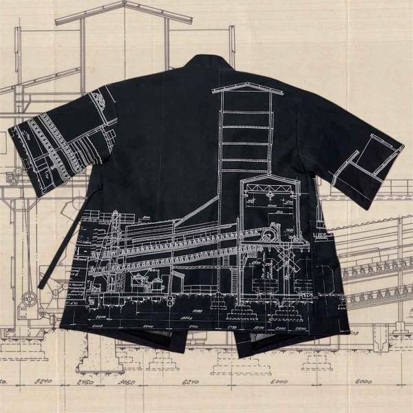 Кімоно Disorder «Місце спротиву / Азовсталь» чорне коротке Кімоно Disorder «Місце спротиву / Азовсталь» чорне коротке