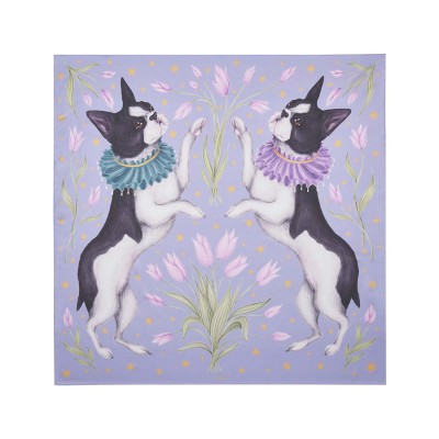 Хустка Fable England x Catherine Rowe Frenchie лавандова Хустка Fable England x Catherine Rowe Frenchie лавандова