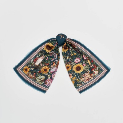 Хустка Fable England «Ботаніка», 90x200 см