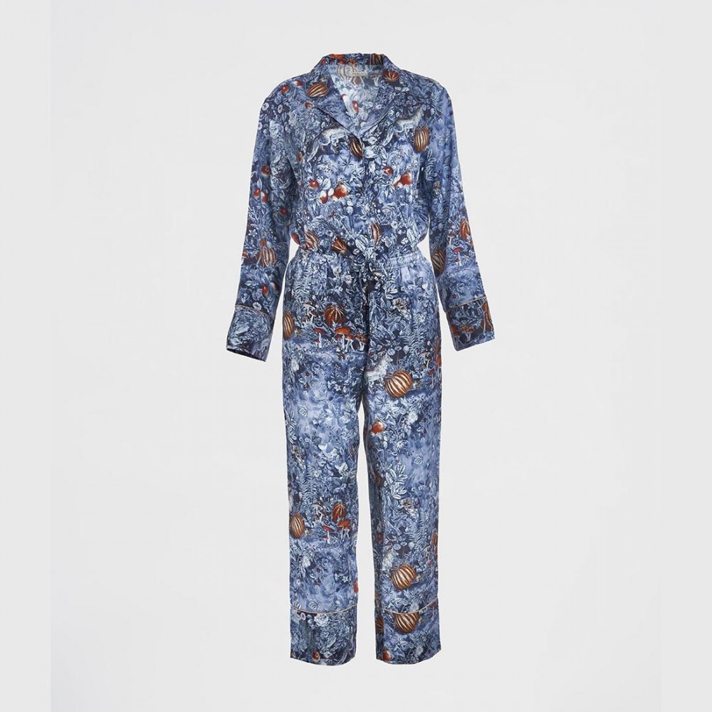 Піжама Fable Nocturnal Garden Pyjama Blue