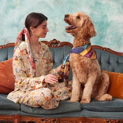 Піжама Fable England x Catherine Rowe 'Pet Portraits' 