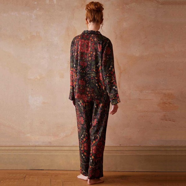 Піжама Fable Nocturnal Garden Pyjama чорна