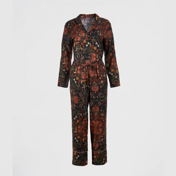 Піжама Fable Nocturnal Garden Pyjama чорна
