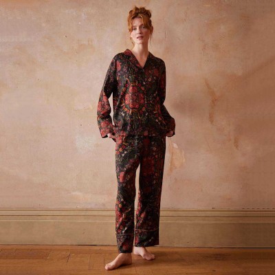 Піжама Fable Nocturnal Garden Pyjama чорна