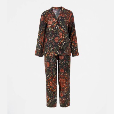 Піжама Fable Nocturnal Garden Pyjama чорна
