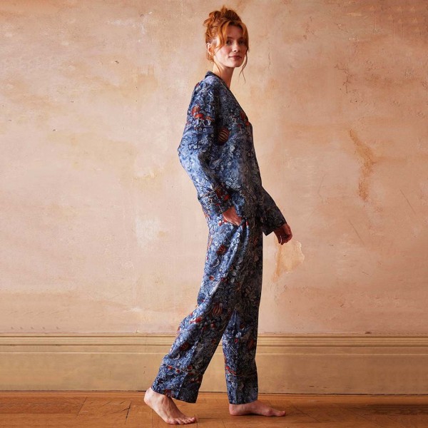 Піжама Fable Nocturnal Garden Pyjama Blue