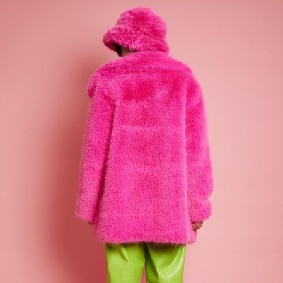 Шуба Jayley міді фуксія (ЗАМОВЛЕННЯ)