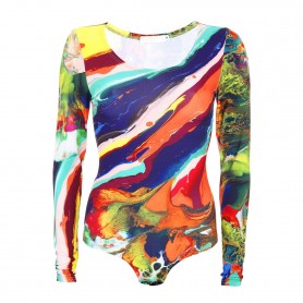 Боді Klements 'Margate' з принтом «Магма»