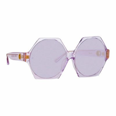 Окуляри Linda Farrow Bora LFL1260 C5 бузкові