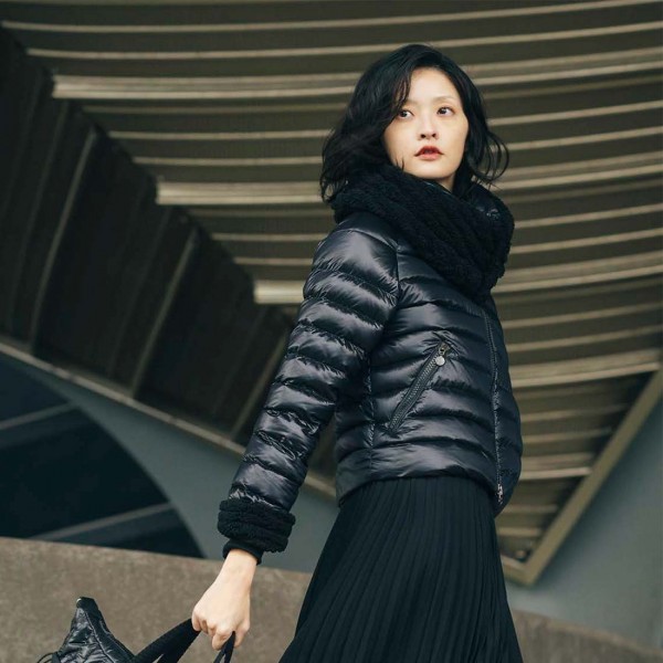 Пуховик Snowman New York Leah чорний Пуховик Snowman New York Leah чорний