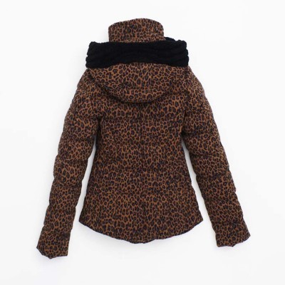 Пуховик Snowman New York Original 882 леопардовий 