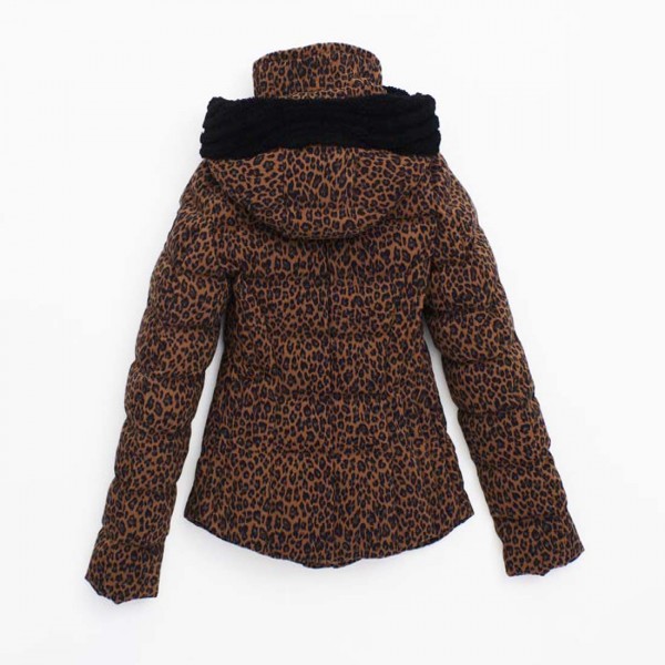 Пуховик Snowman New York Original 882 леопардовий Пуховик Snowman New York Original 882 леопардовий