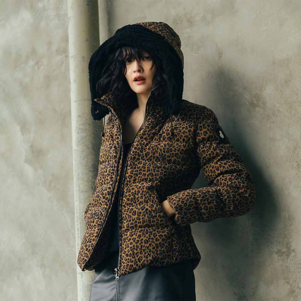 Пуховик Snowman New York Original 882 леопардовий Пуховик Snowman New York Original 882 леопардовий