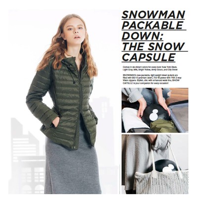 Пуховик Snowman New York 'Snow Capsule' Army Green (ЗАМОВЛЕННЯ)