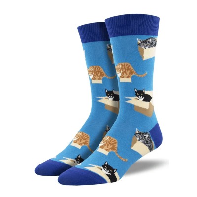 Чоловічі шкарпетки Socksmith «Кіт у коробці»