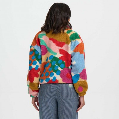 Куртка Sugarhill Brighton Hartley флісова в квіти