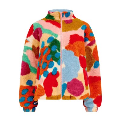 Куртка Sugarhill Brighton Hartley флісова в квіти