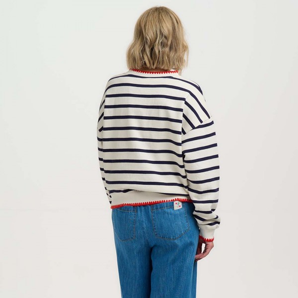 Світшот Sugarhill Brighton Noah в смуги