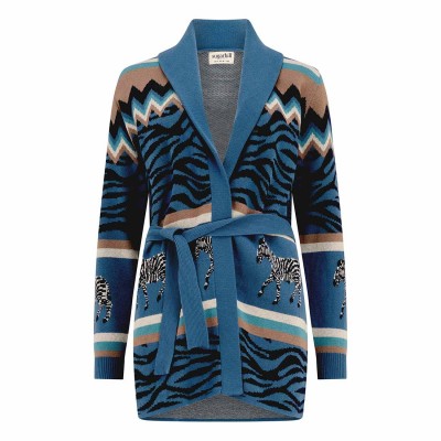Кардиган Sugarhill Brighton Saira з зебрами