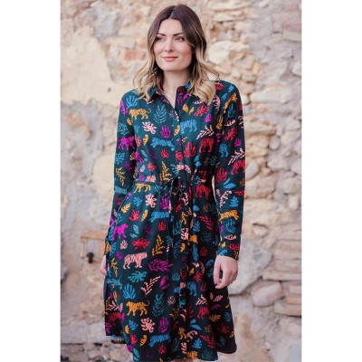 Сукня Sugarhill Brighton 'Zadie' зелене з тиграми