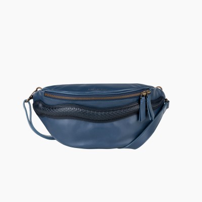 Поясна сумка Vlieger & Vandam зі змією синя: придбати в Києві та Україні  Поясна сумка Vlieger & Vandam зі змією синя: придбати в Києві та Україні