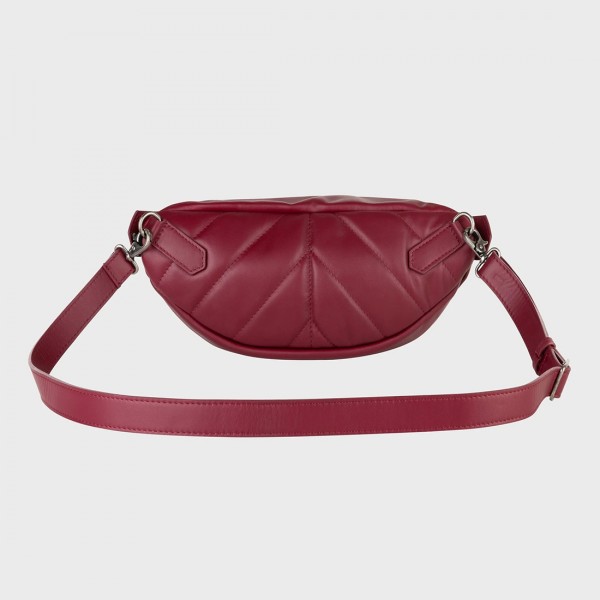 Поясна сумка Vlieger & Vandam вишнева