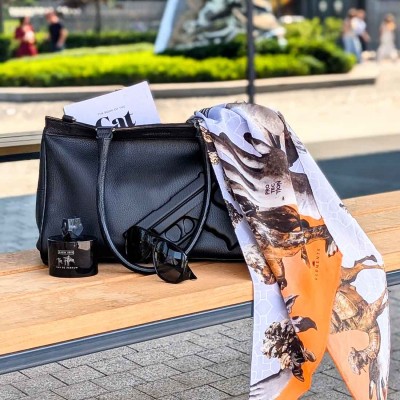 Сумка Vlieger & Vandam Small Tote Gun із пістолетом чорна