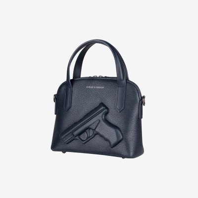 Сумочка Vlieger & Vandam 'Soft Mini Gun' темно-синя