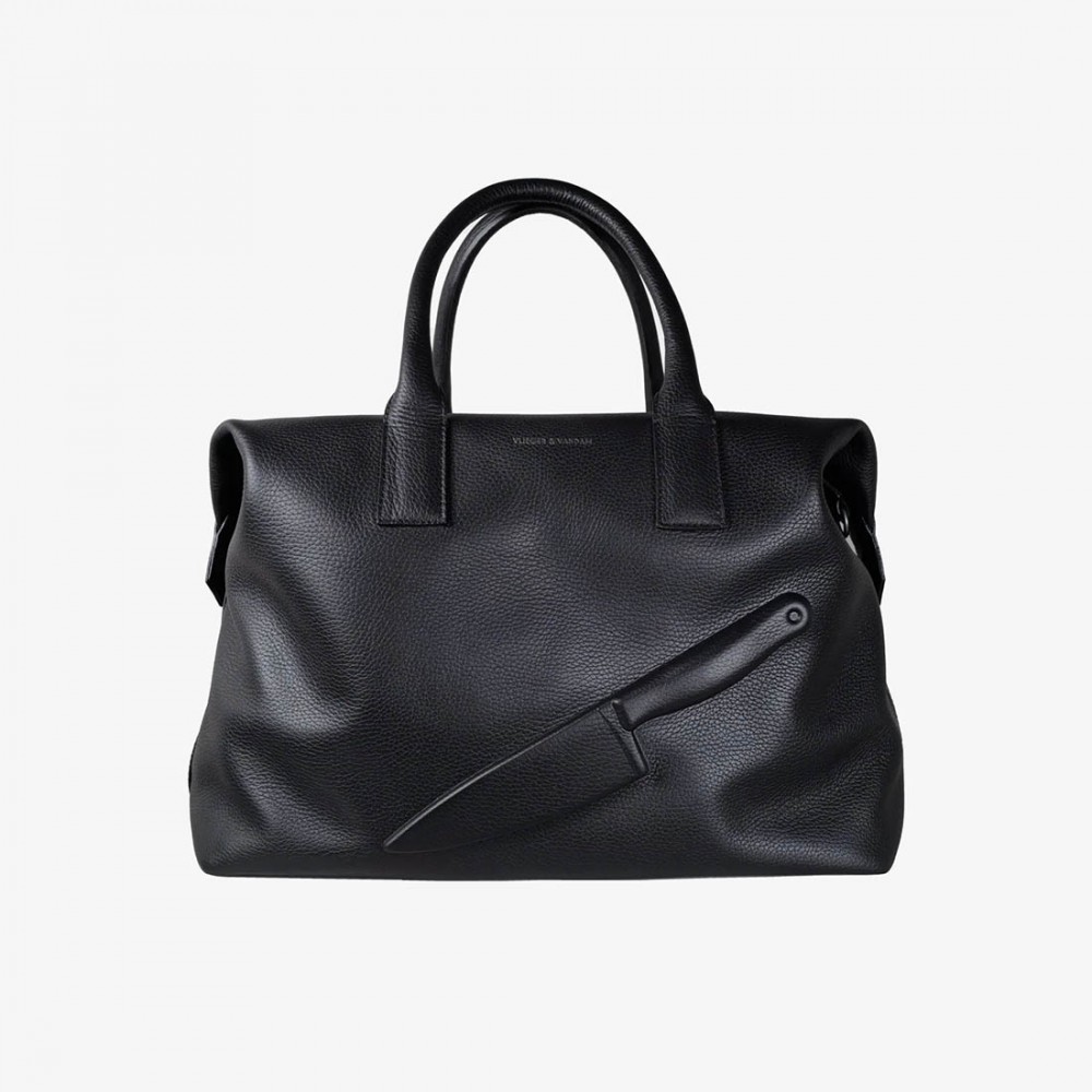 Сумка Vlieger & Vandam 'Weekender Knife' із ножем чорна Сумка Vlieger & Vandam 'Weekender Knife' із ножем чорна