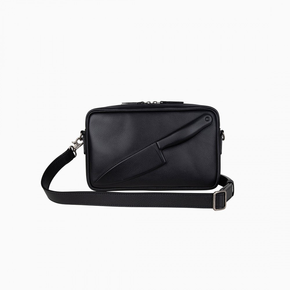 Сумка Vlieger & Vandam 'Messenger' з ножем чорна Сумка Vlieger & Vandam 'Messenger' з ножем чорна