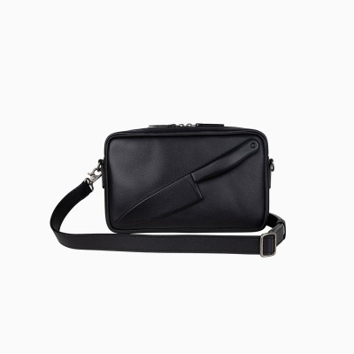 Сумка Vlieger & Vandam 'Messenger' з ножем чорна