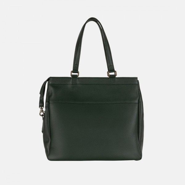 Сумка Vlieger & Vandam Square Tote Gun темно-зелена