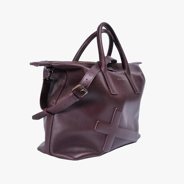 Сумка Vlieger & Vandam Weekender Crucifix із хрестом бордо Сумка Vlieger & Vandam Weekender Crucifix із хрестом бордо