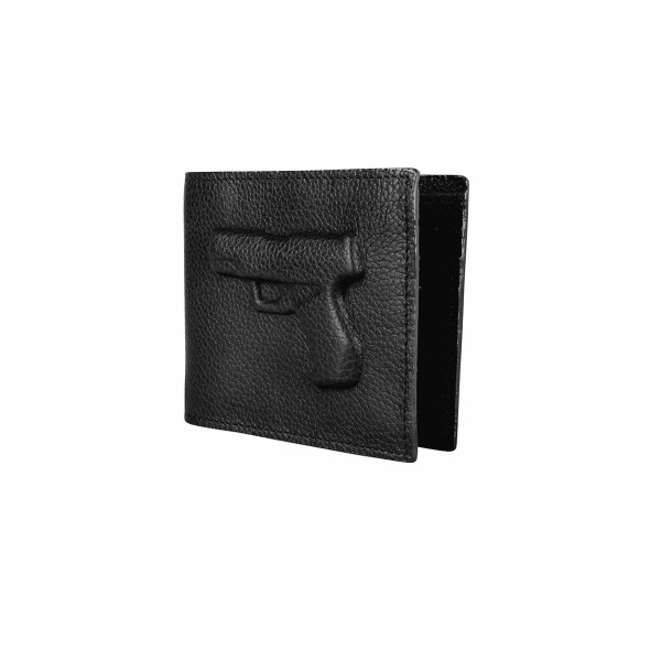 Гаманець Vlieger & Vandam із пістолетом чорний Гаманець Vlieger & Vandam із пістолетом чорний